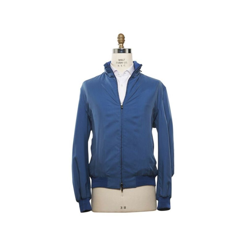 KIRED Mens Blue Stretch Zip Up Jacket 52